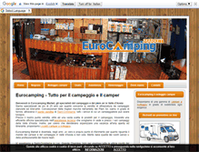 Tablet Screenshot of eurocamping.it