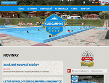Tablet Screenshot of eurocamping.cz